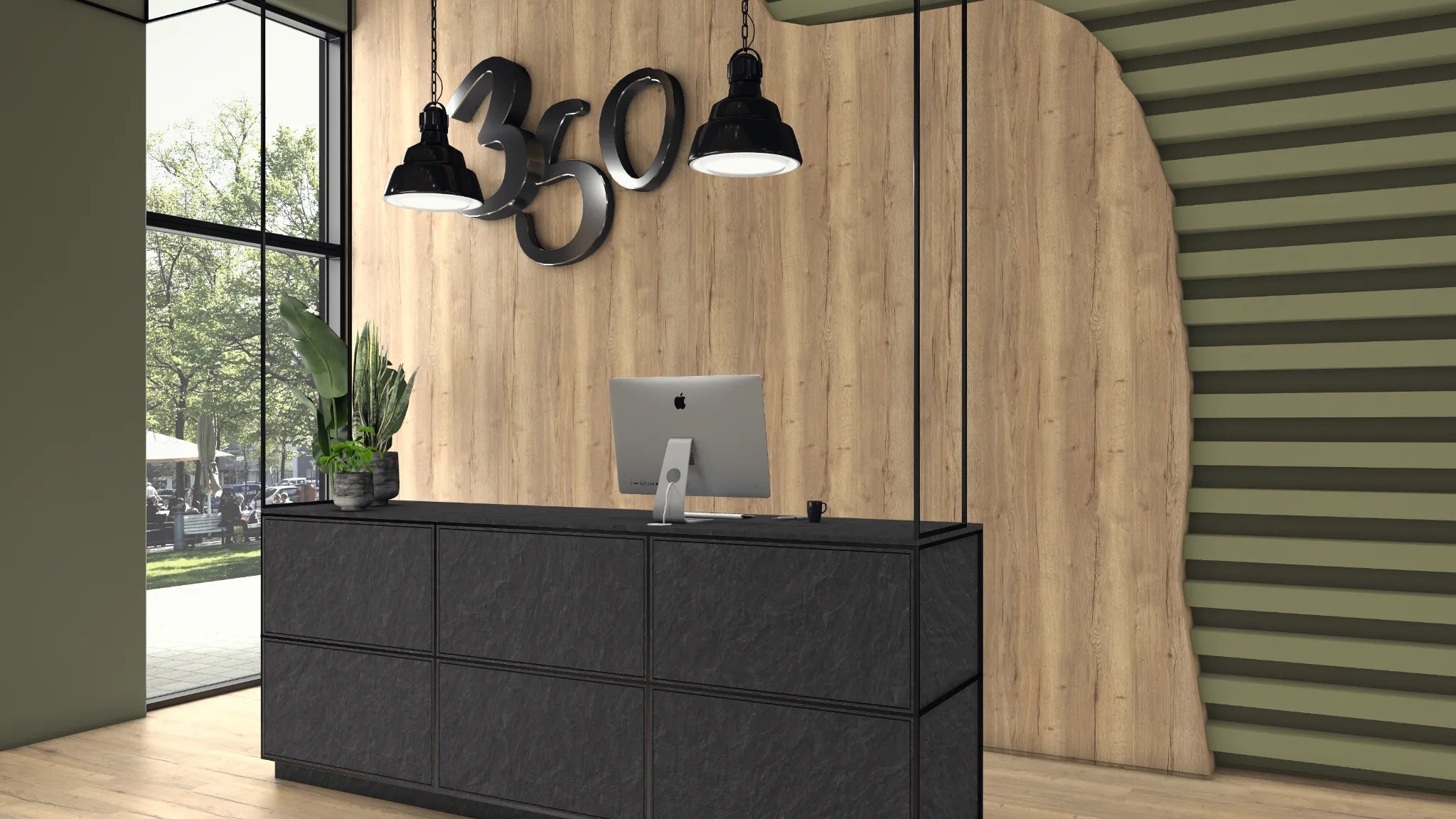 Scivaro Slate Egger Postformed Worktop | Aspin Collins