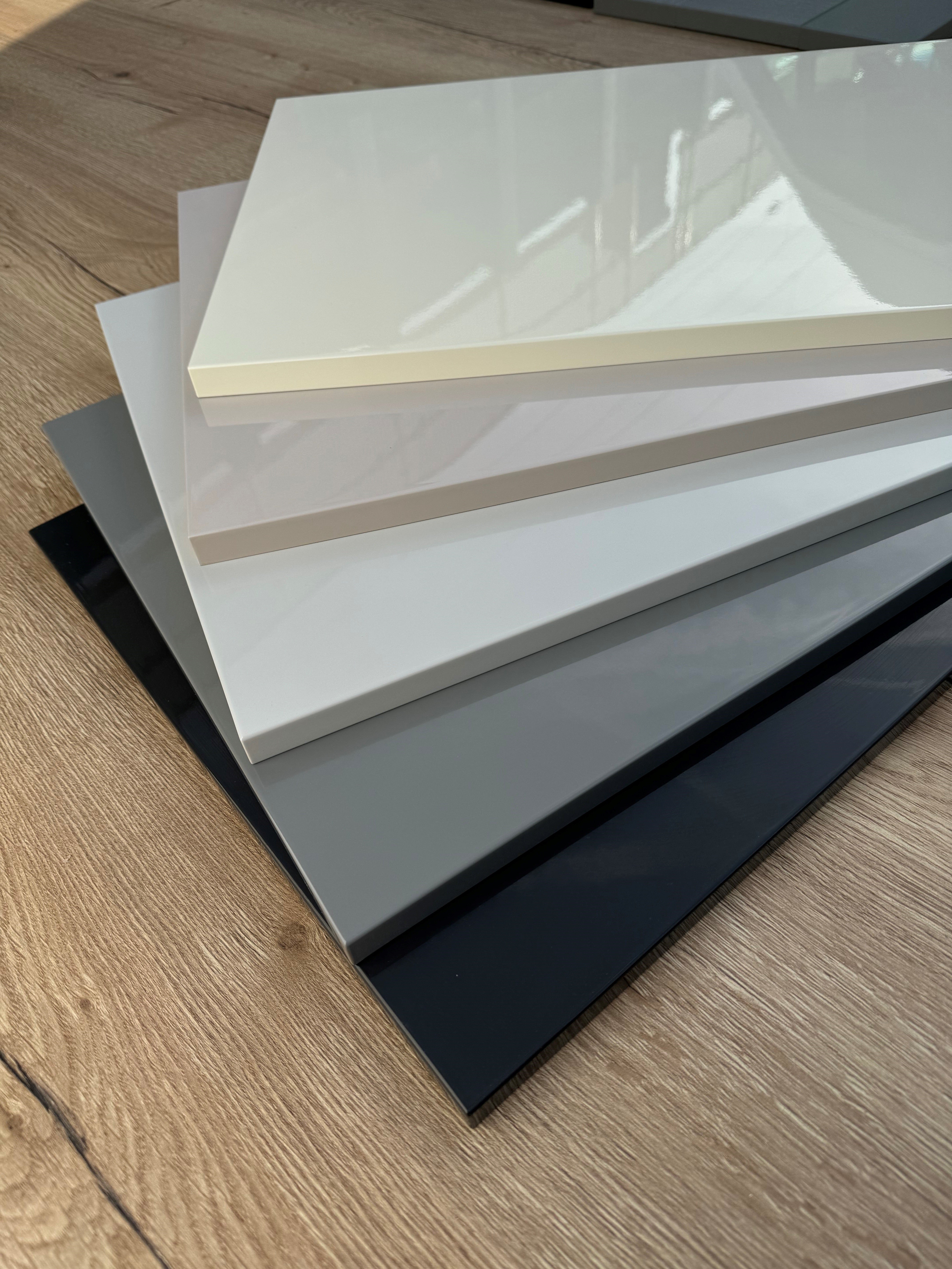 Drawer Fronts Anthracite Gloss | Valencia | Aspin Collins