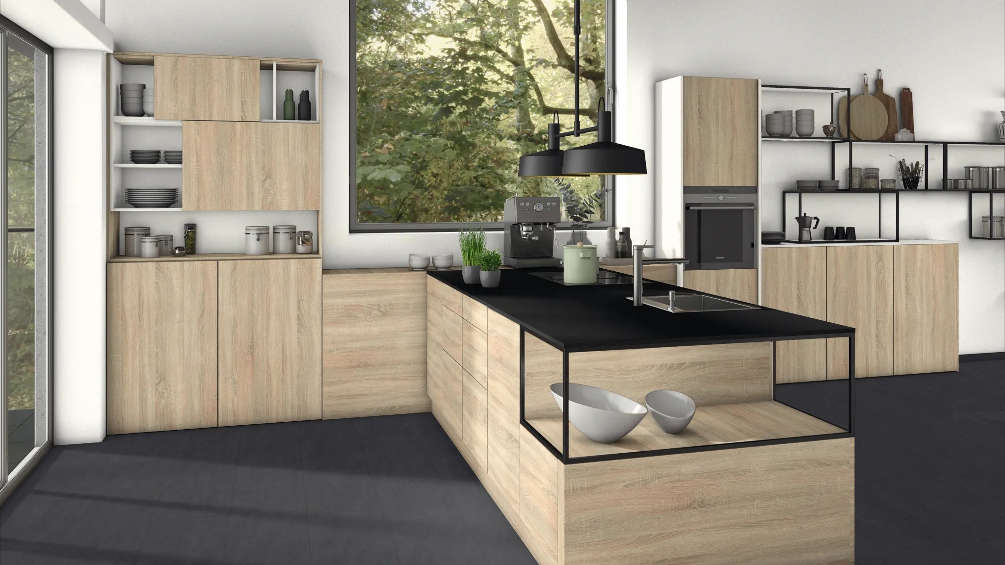 Grey Bardolino Oak Postformed Worktop – EGGER | Aspin Collins