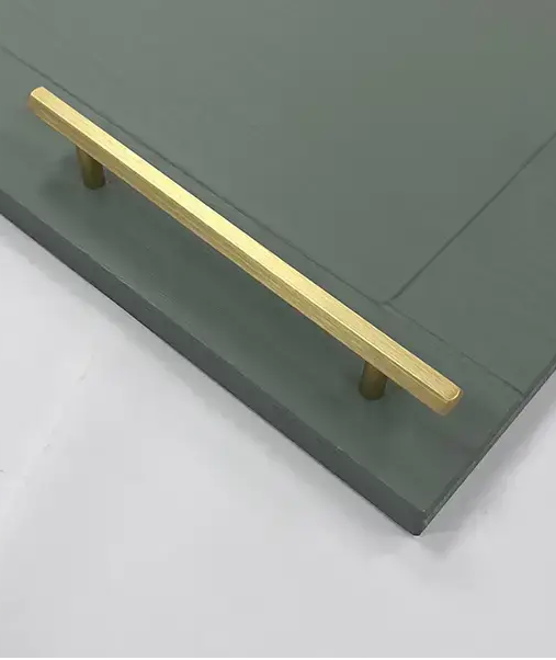 Westbury Hex Style T-Bar Handle Gold | Aspin Collins