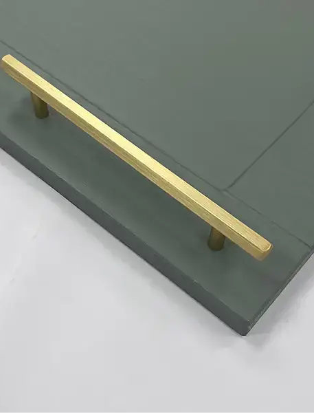 Westbury Hex Style T-Bar Handle Gold | Aspin Collins