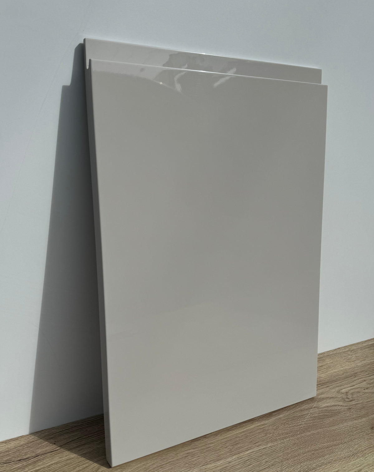 Cashmere High-Gloss Handleless Kitchen Door | Levana | Aspin Collins