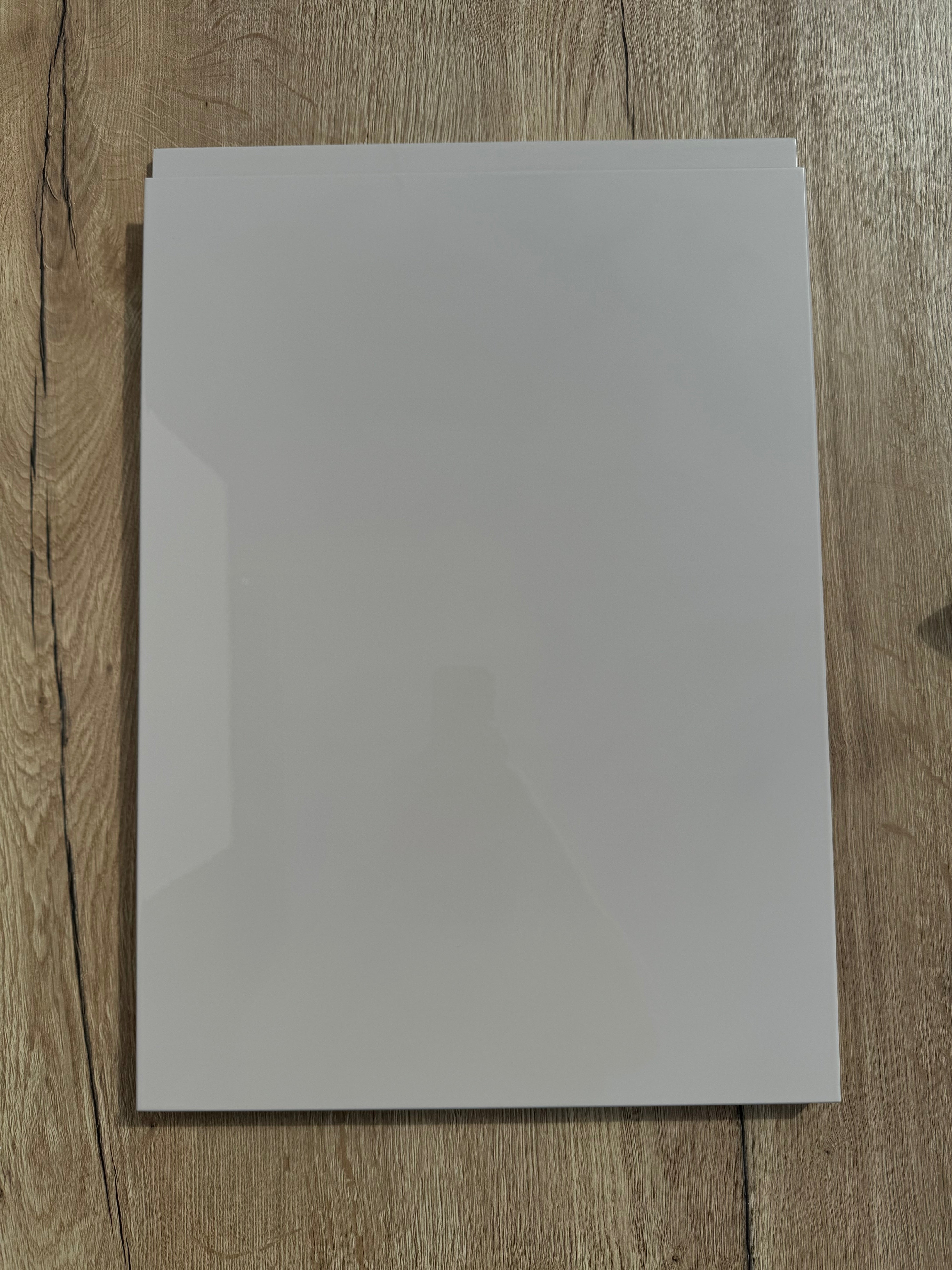 Cashmere High-Gloss Handleless Kitchen Door | Levana | Aspin Collins