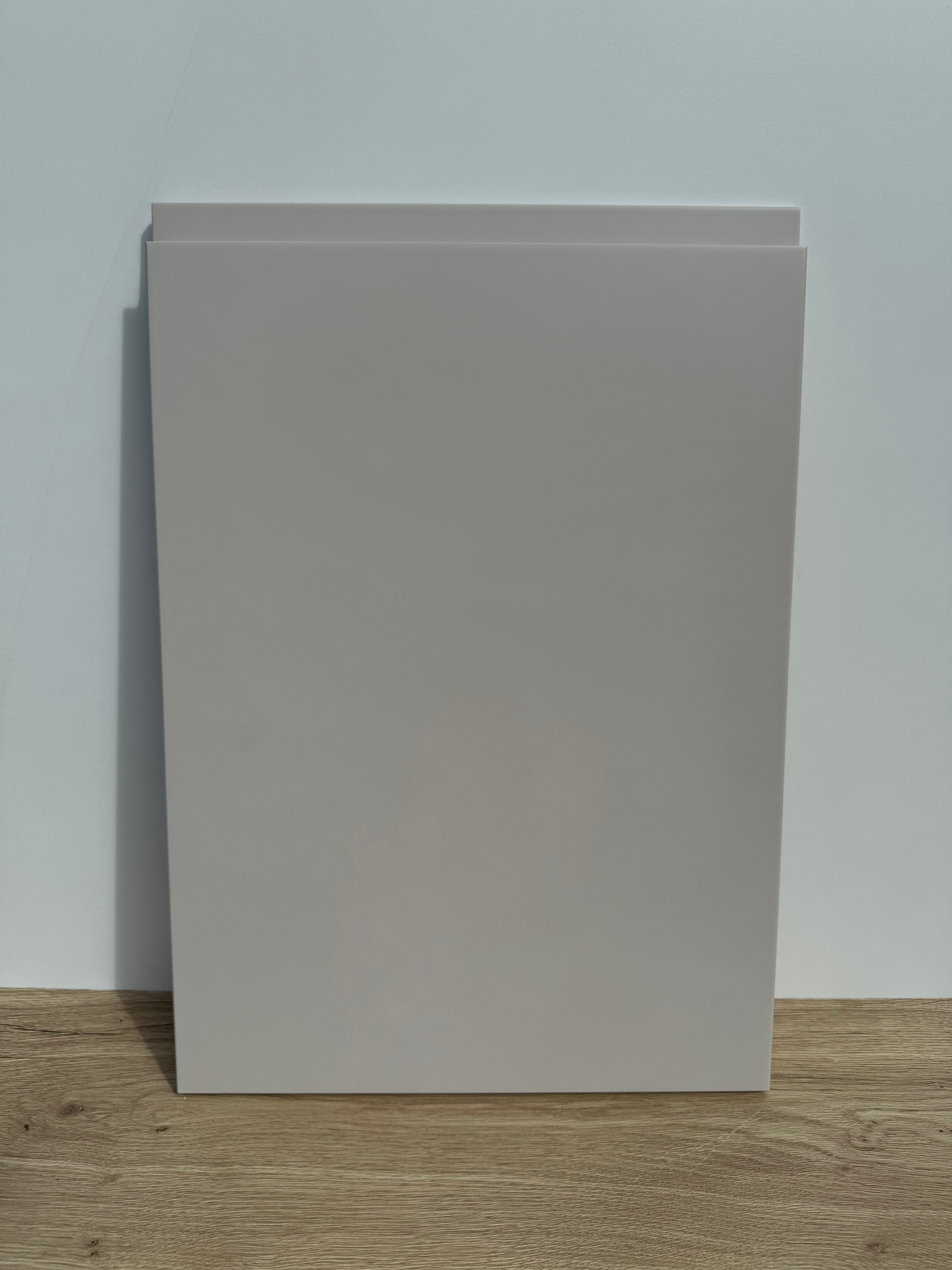 Cashmere Matt Handleless Kitchen Door | Levana | Aspin Collins