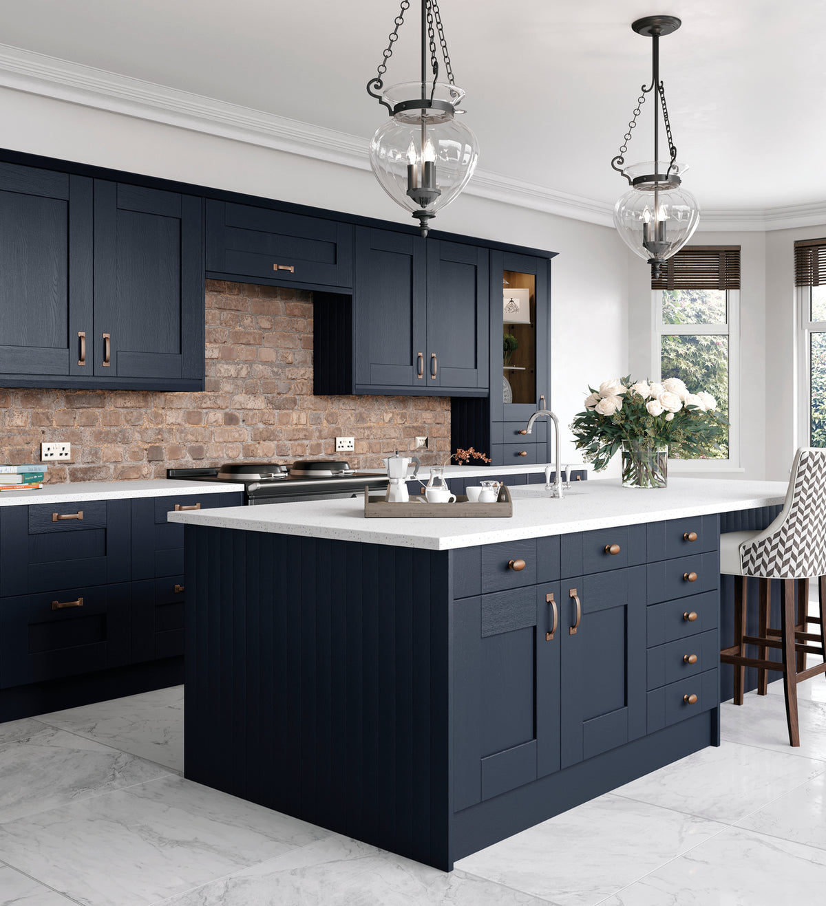 Indigo Shaker Door - Cavallo | Aspin Collins