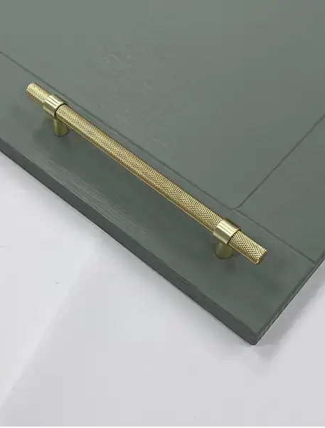 Knurled T-Bar Handle | Miami | Modern Cabinet Handle in Mocha, Black & Gold | Aspin Collins