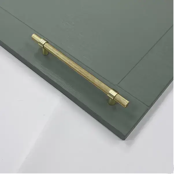 Knurled T-Bar Handle | Miami | Modern Cabinet Handle in Mocha, Black & Gold | Aspin Collins