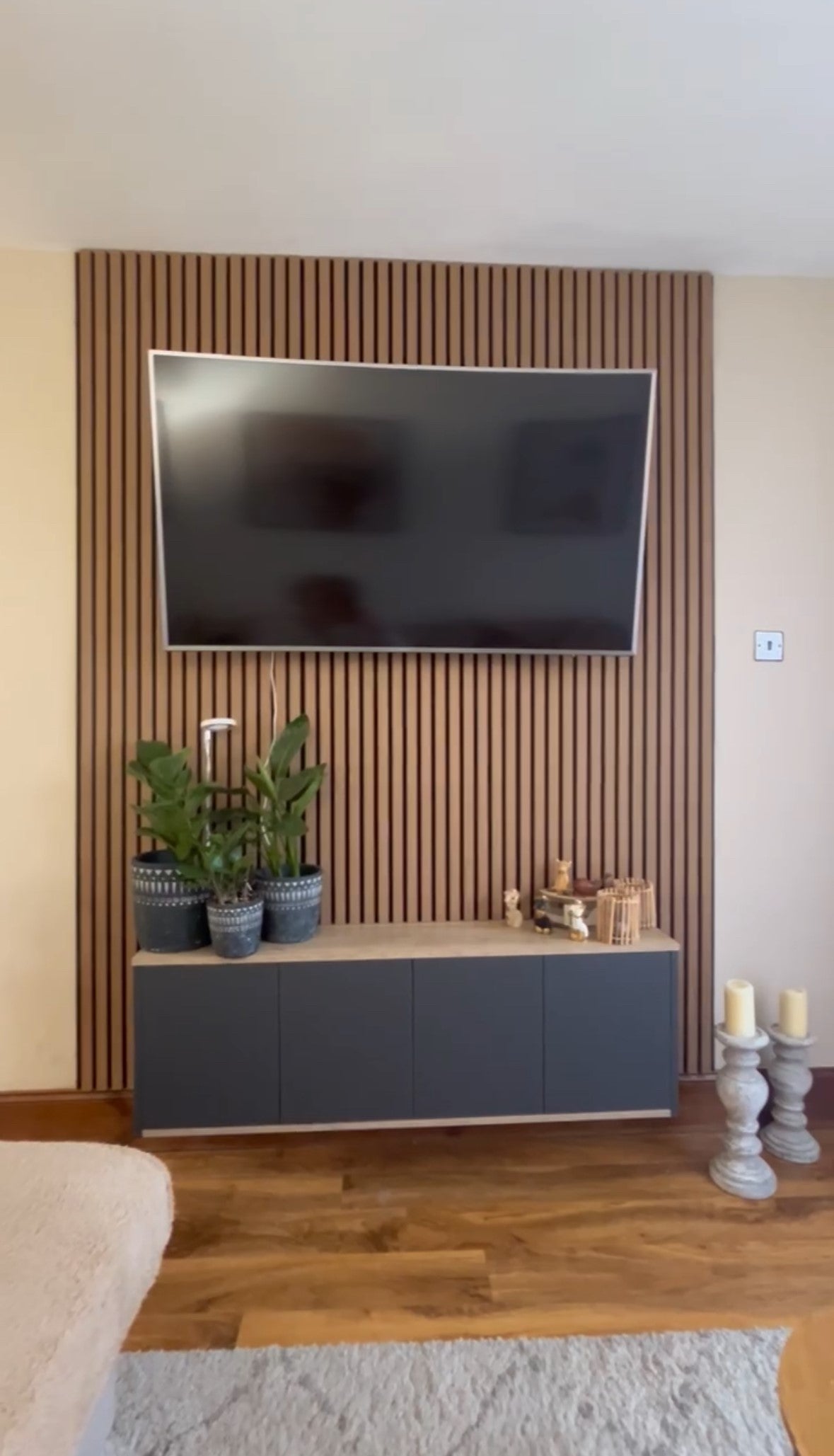 The Serenity Media Wall Series | Slimline Media Wall DIY | Aspin Collins