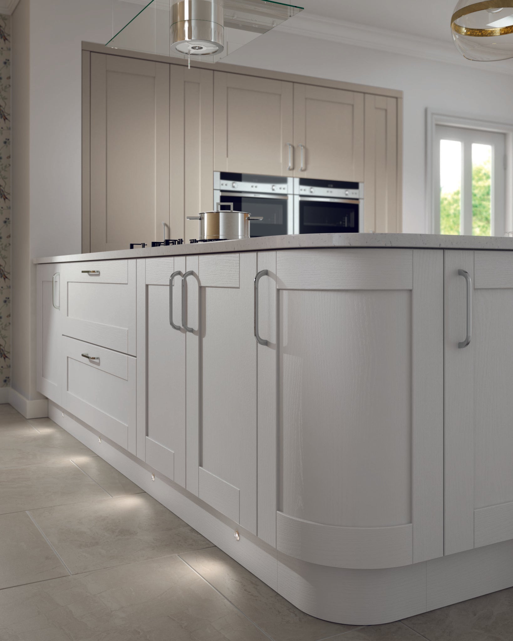 Chantilly Finishing Components - Light Grey | Aspin Collins