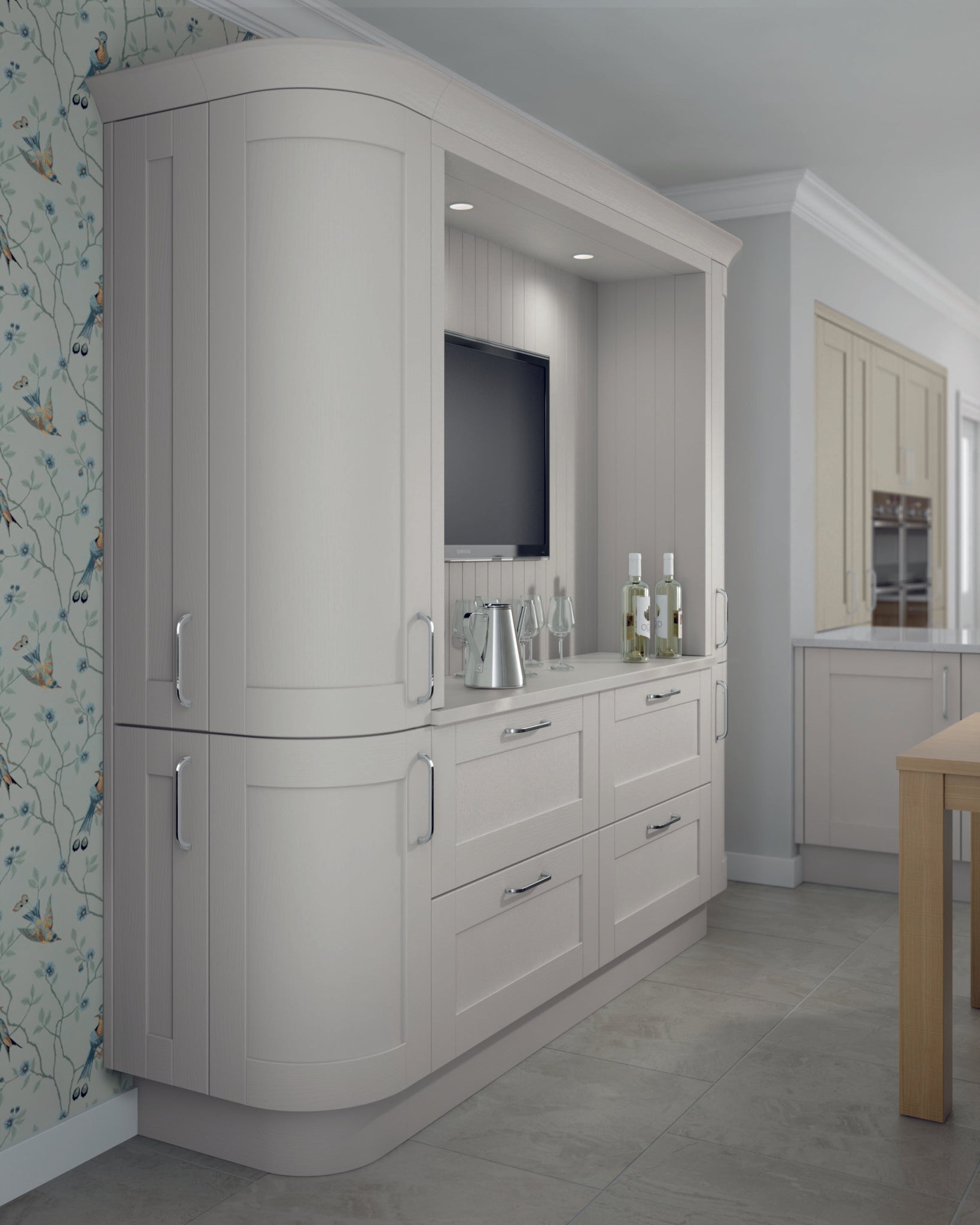 Chantilly Finishing Components - Light Grey | Aspin Collins