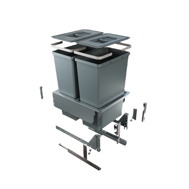 Kitchen Pull Out Bin – Elite - Large Capacity, Soft-Close Waste Solution | Aspin Collins