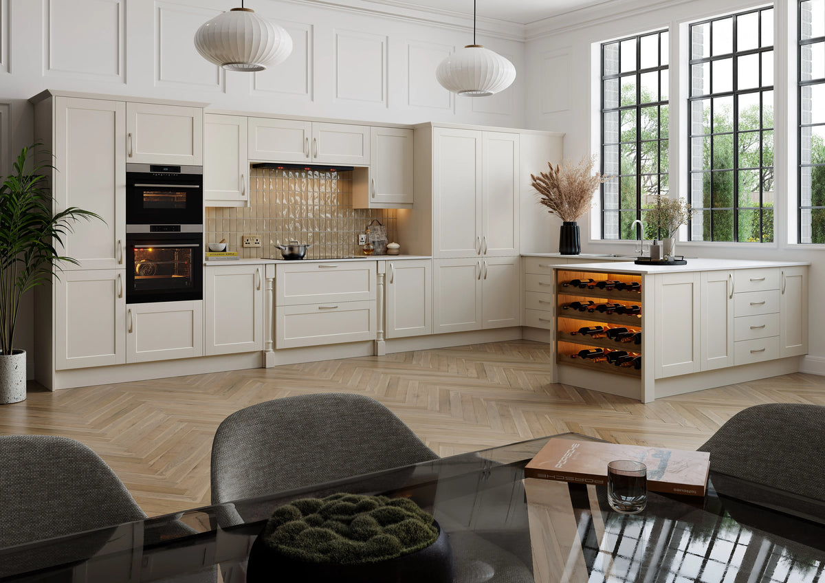 Shaker Kitchen Door - Richmond Range - Porcelain | Aspin Collins