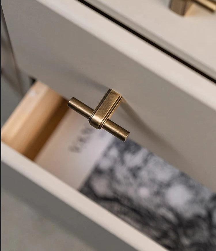 Solid Brass Cabinet Handle and Knob | Aspin Collins