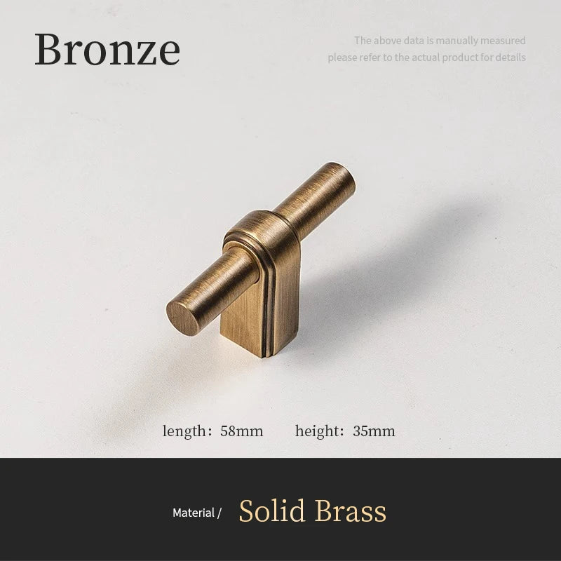Solid Brass Cabinet Handle and Knob | Aspin Collins