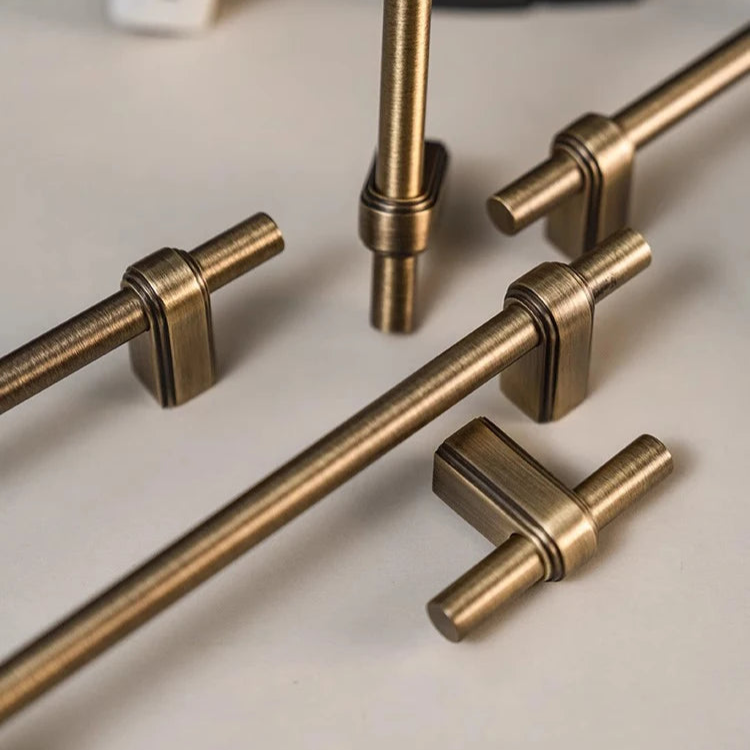 Solid Brass Cabinet Handle and Knob | Aspin Collins