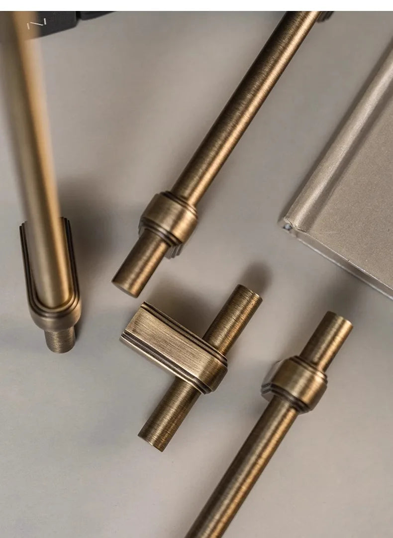 Solid Brass Cabinet Handle and Knob | Aspin Collins