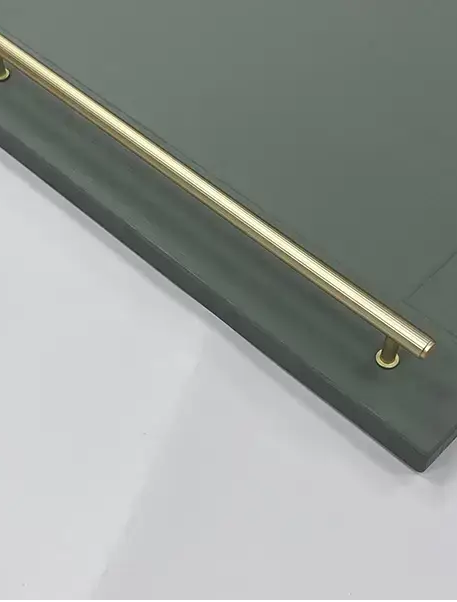 Kitchen Handle – Aureus | Lined/Hammer - Gold | Aspin Collins