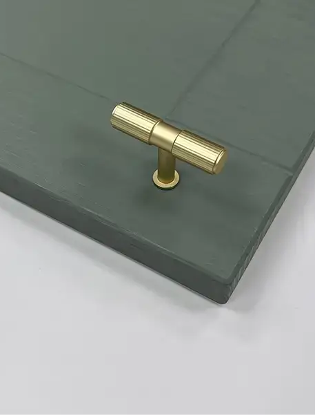 Kitchen Handle – Aureus | Lined/Hammer - Gold | Aspin Collins
