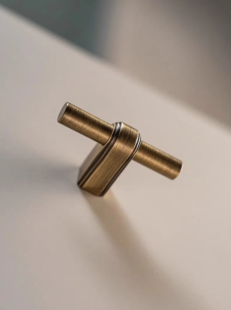Solid Brass Cabinet Handle and Knob | Aspin Collins