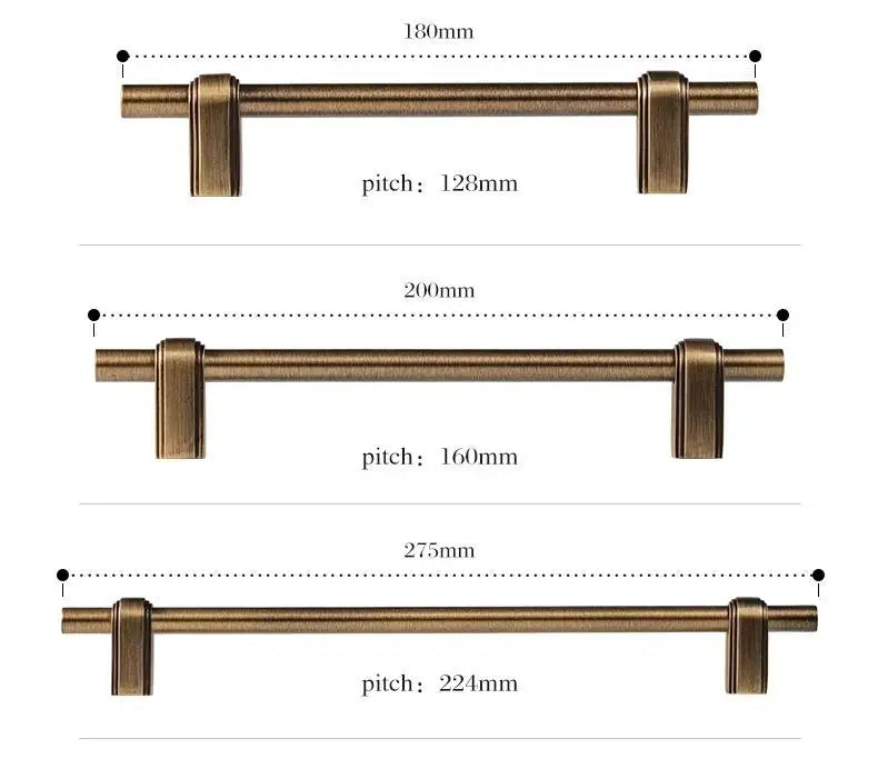 Solid Brass Cabinet Handle and Knob | Aspin Collins