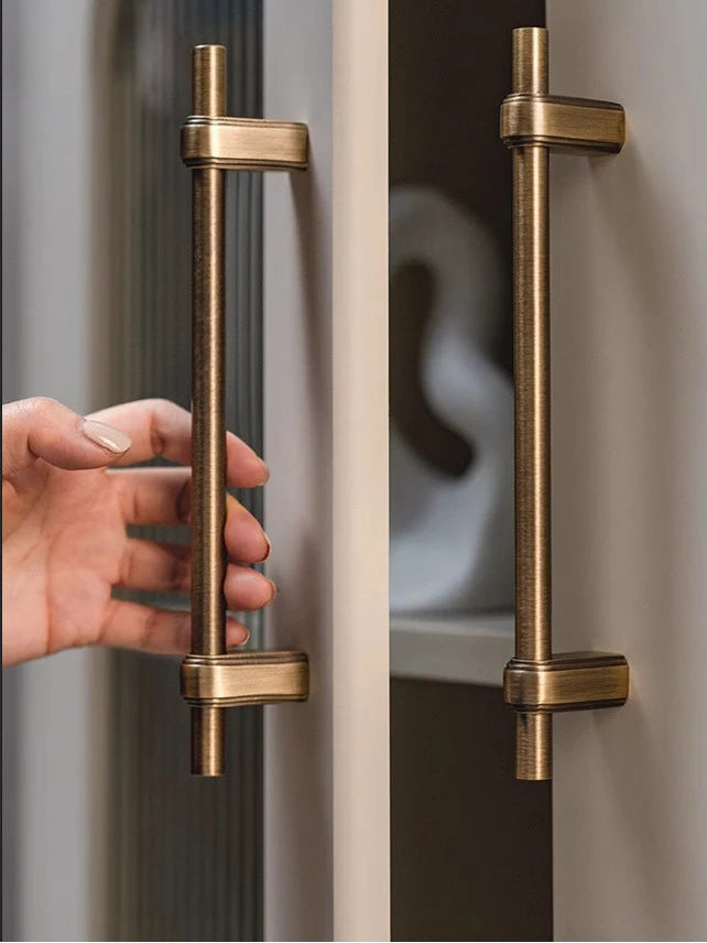 Solid Brass Cabinet Handle and Knob | Aspin Collins