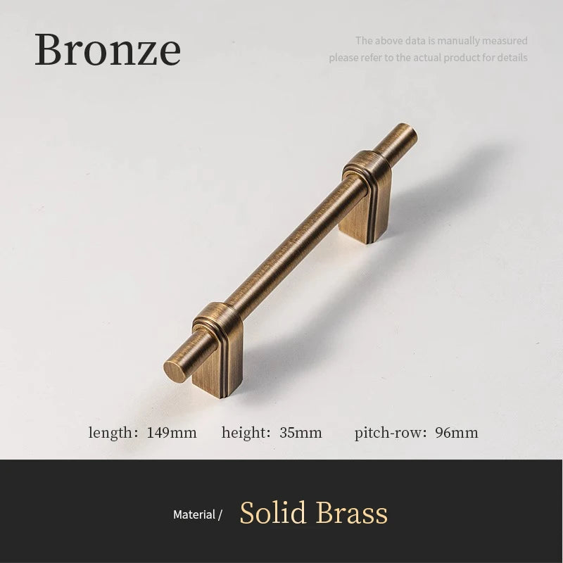 Solid Brass Cabinet Handle and Knob | Aspin Collins