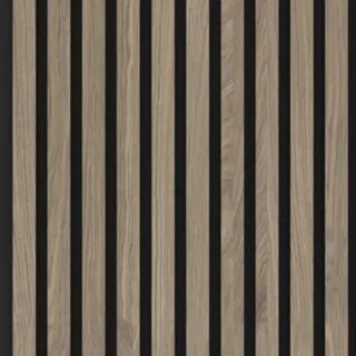 Slat Wall | Real Wood Veneer Slatted Slate Oak Panel | Aspin Collins