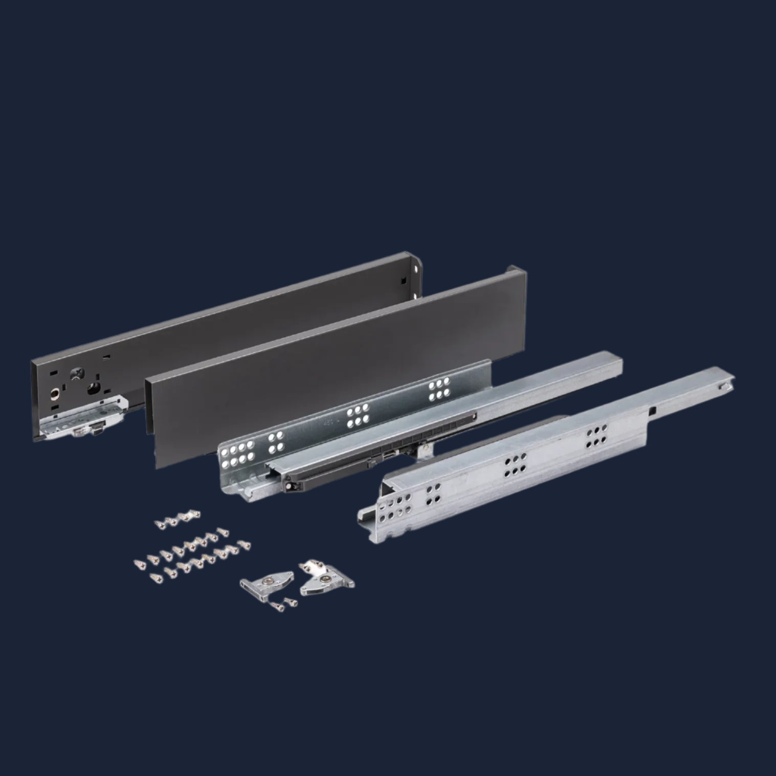 DTC Anthracite 4 Internal Drawer Pack – 450mm Deep (W) 300–1000mm | Aspin Collins