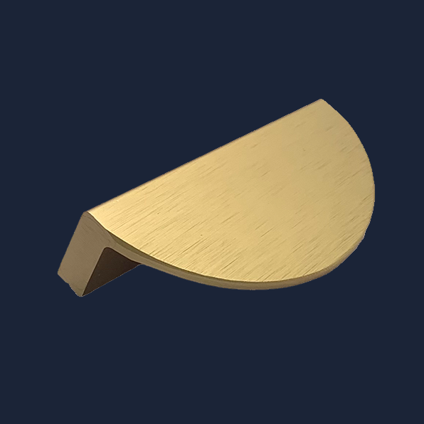 Harrow Crescent Pull Handle – Gold, Black | Elegant Cupboard Fitting | Aspin Collins