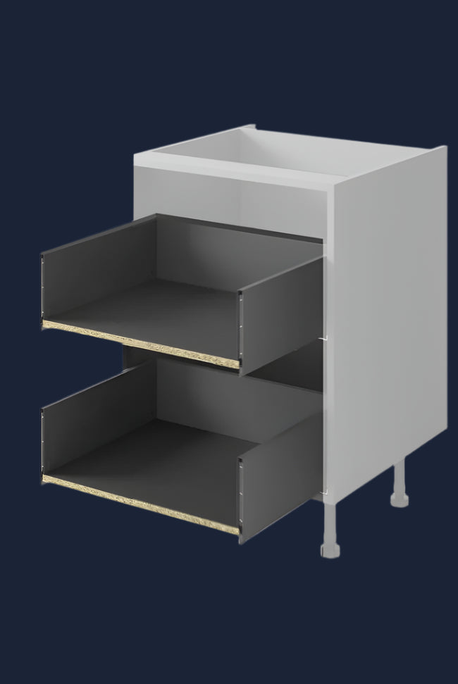 DTC Anthracite 2 Pan Drawer Pack – 450mm Deep (W) 300–1000mm | Aspin Collins
