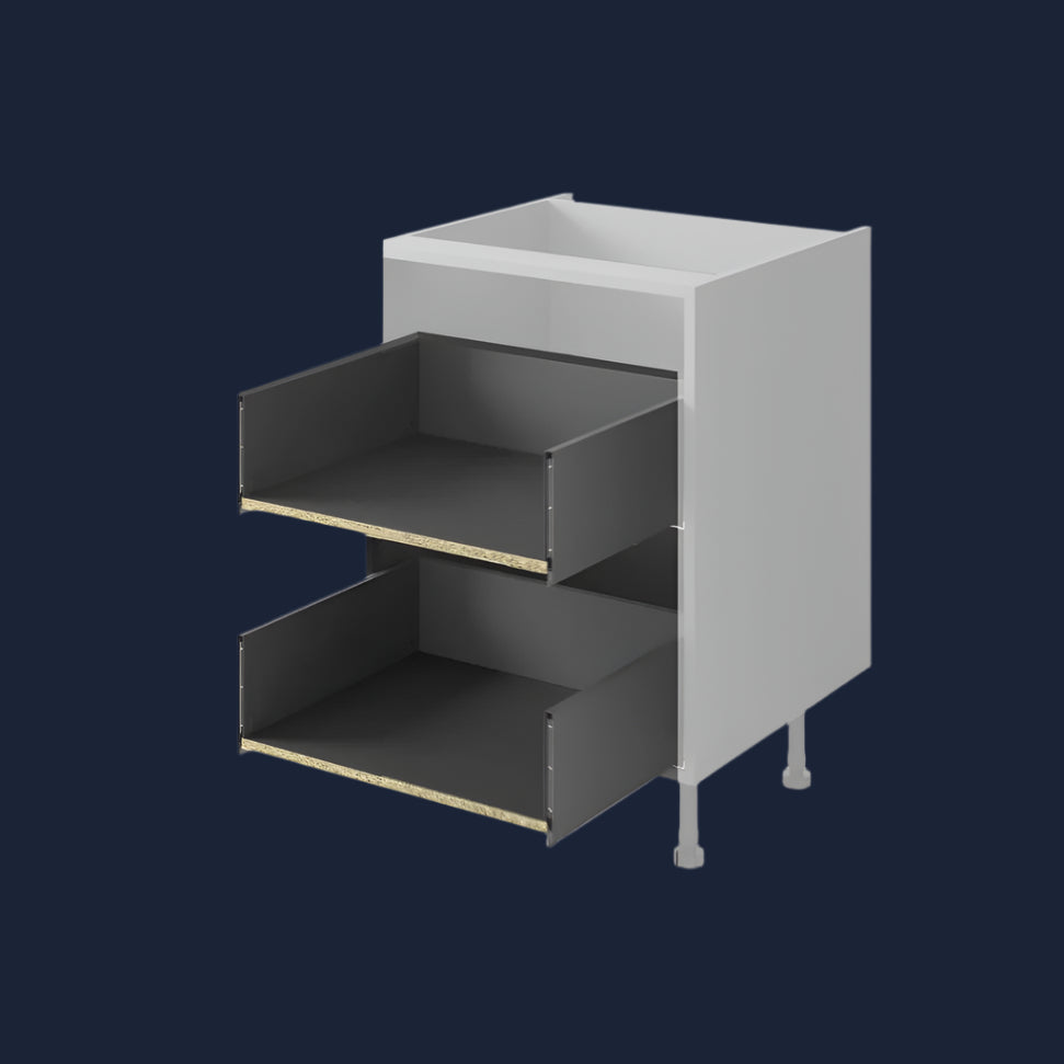 DTC Anthracite 2 Pan Drawer Pack – 450mm Deep (W) 300–1000mm | Aspin Collins