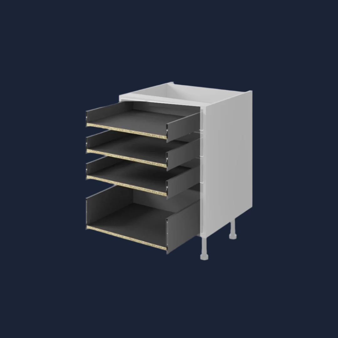 DTC Anthracite 4 Internal Drawer Pack – 450mm Deep (W) 300–1000mm | Aspin Collins