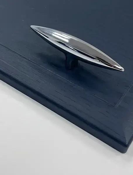 Velo Knob – Chrome | Sleek Cabinet Handle for Modern Spaces | Aspin Collins