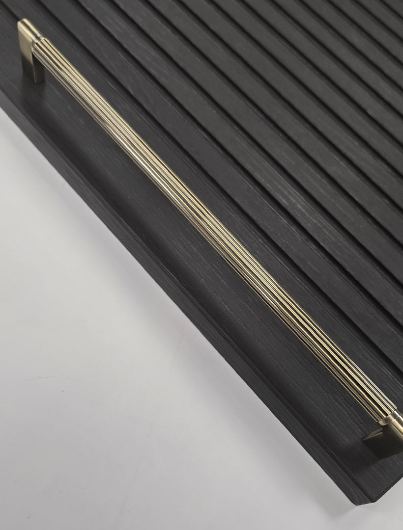 Valente Handle – Brass, Antique Brass & Brushed Nickel | Aspin Collins
