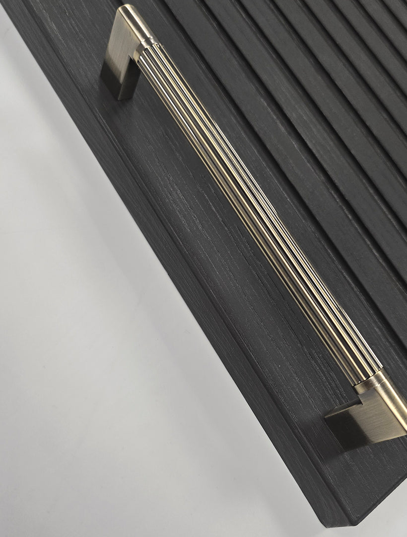 Valente Handle – Brass, Antique Brass & Brushed Nickel | Aspin Collins