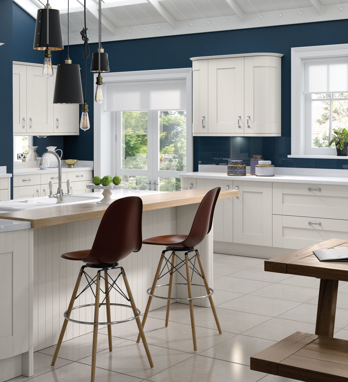 White Shaker Kitchen Door | Cavallo | Aspin Collins