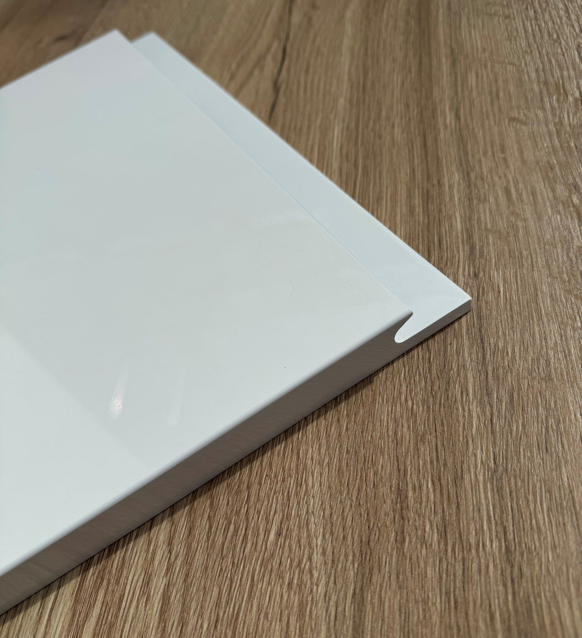 Levana White Gloss Kitchen Doors | Bright White Gloss Handleless Kitchen Doors | Aspin Collins
