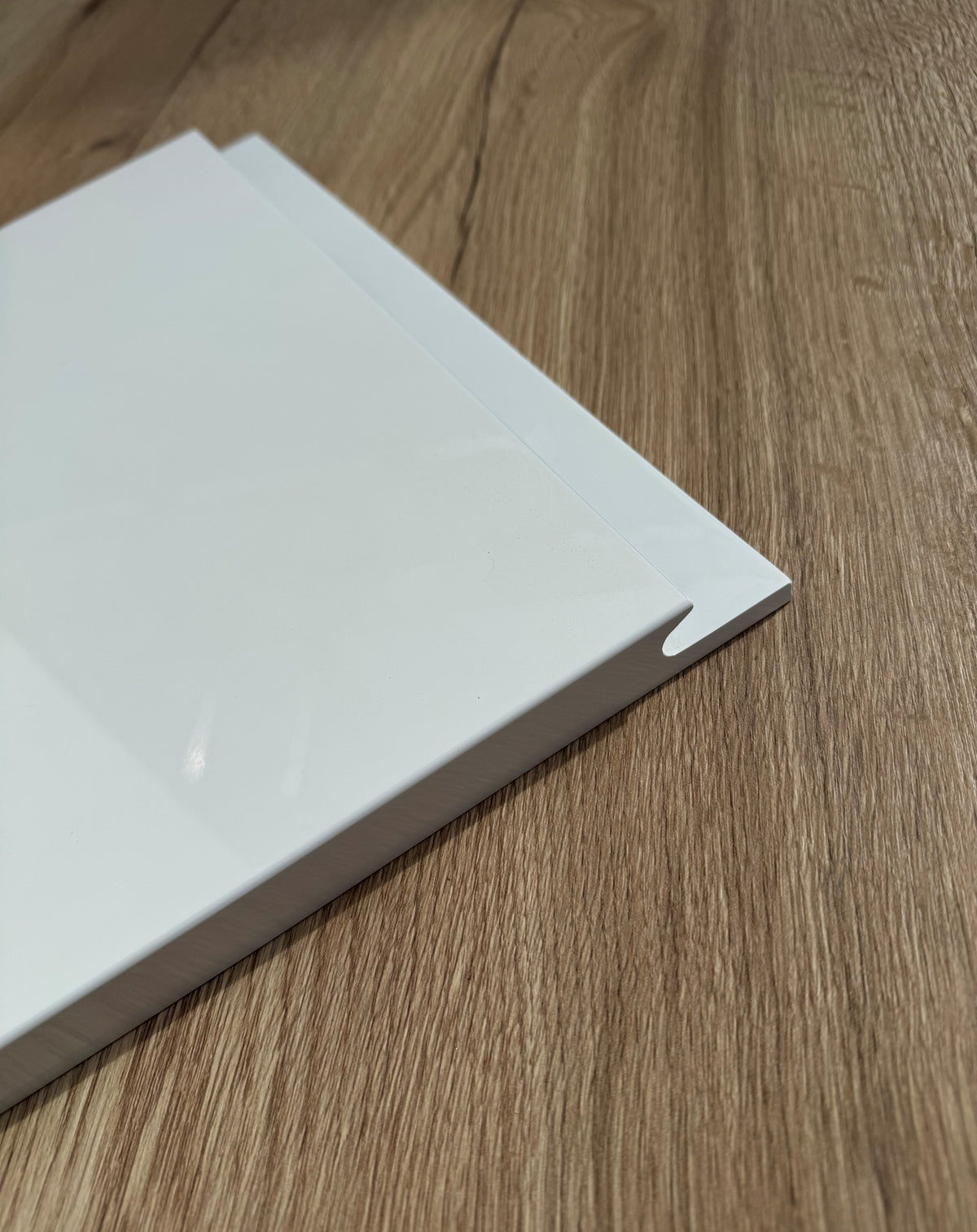 Levana White Gloss Kitchen Doors | Bright White Gloss Handleless Kitchen Doors | Aspin Collins
