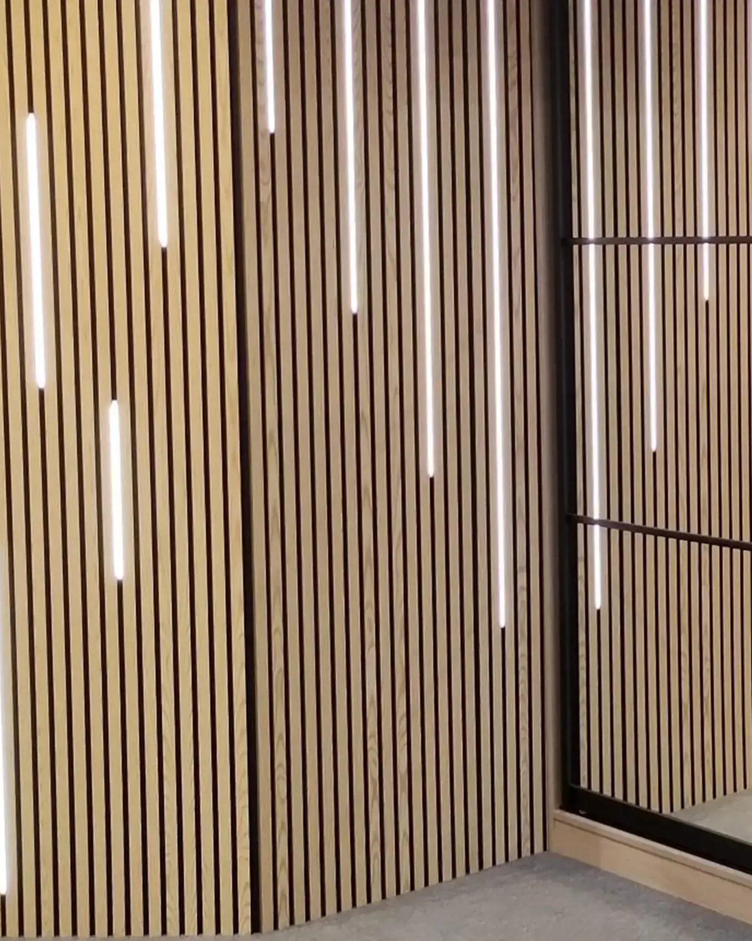 Acoustic Board Panel Lights – 2.4m Black Aluminium Profile with Transformer | Aspin Collins