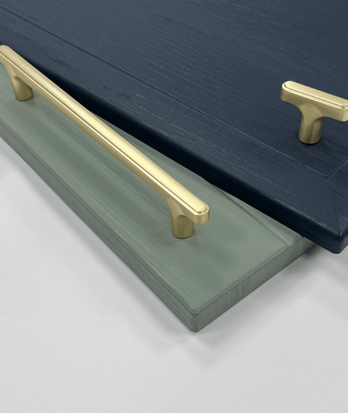 The Monaco Handle & Knob – Brushed Nickel, Brushed Brass & Matt Black | Aspin Collins