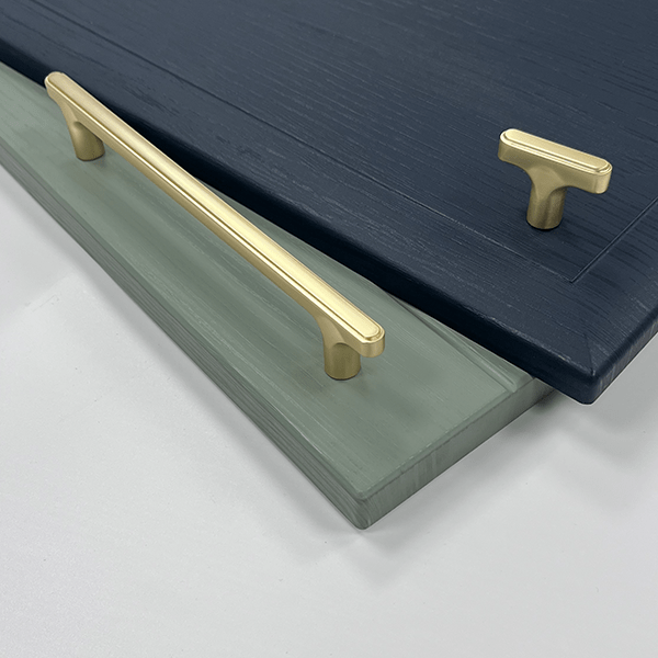 The Monaco Handle & Knob – Brushed Nickel, Brushed Brass & Matt Black | Aspin Collins