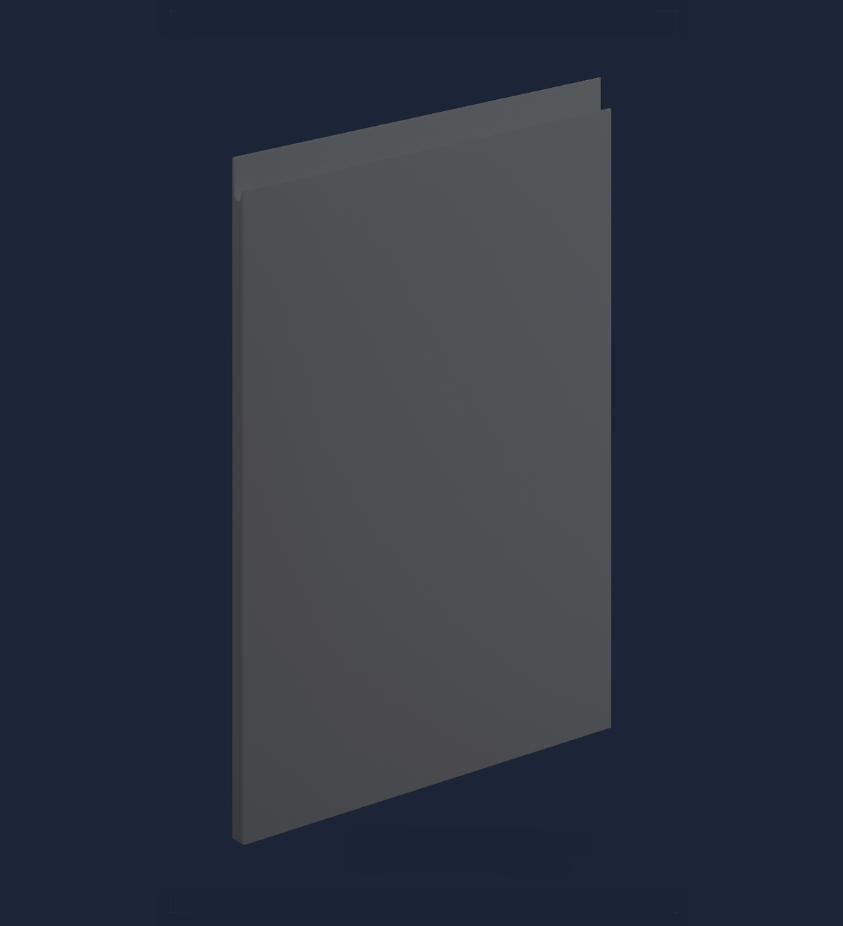 J-Pull Handleless Drawer Fronts | Anthracite Matt | Aspin Collins