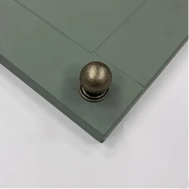 Pico Cabinet Knob and Cup | Antique Brass | Aspin Collins