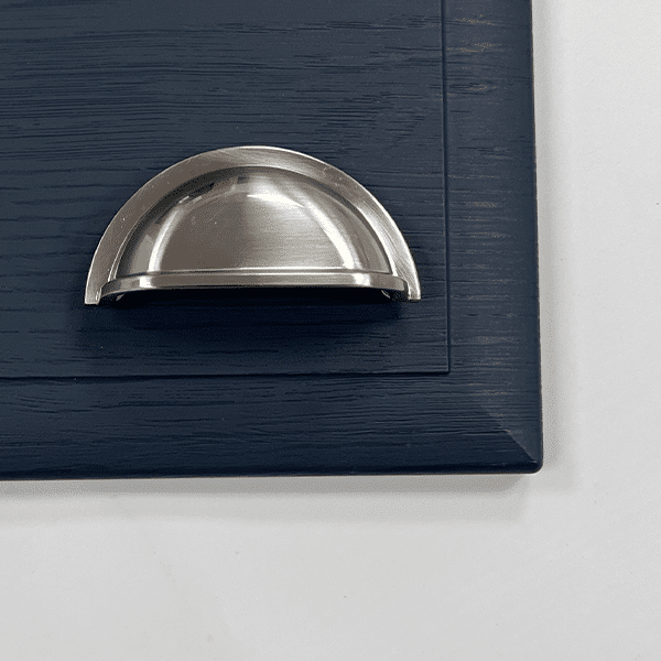 Dome Cup Handle – Fairmont | Vintage Brass Cupboard Pull | Aspin Collins