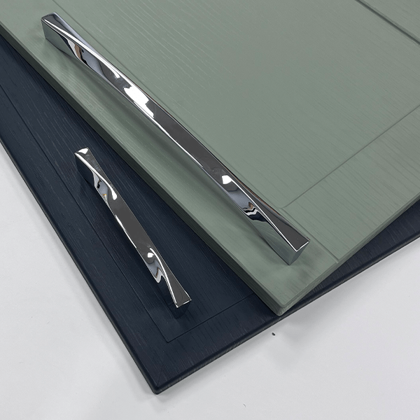 Twist Chrome Kitchen Handle | 160mm & 320mm | Aspin Collins