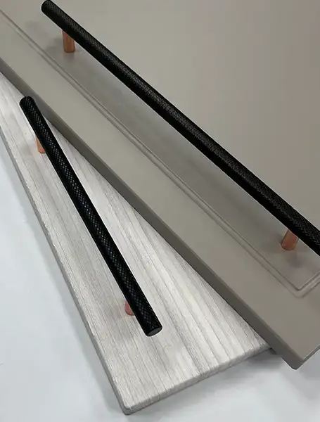 Black & Copper Bar Handle | Sleek Two-Tone for a Luxurious Finish | Aspin Collins