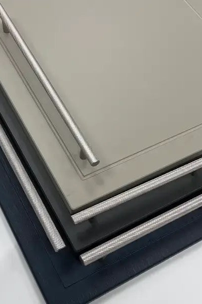 Millthorpe Knurled T-Bar Handle | Brushed Nickel | Aspin Collins