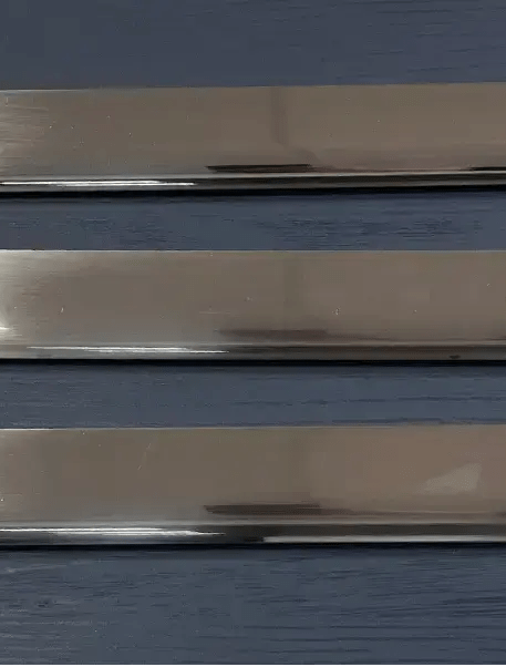 Marchwood Lip Edge Pull Handle | Brushed Nickel & Brushed Black | Aspin Collins