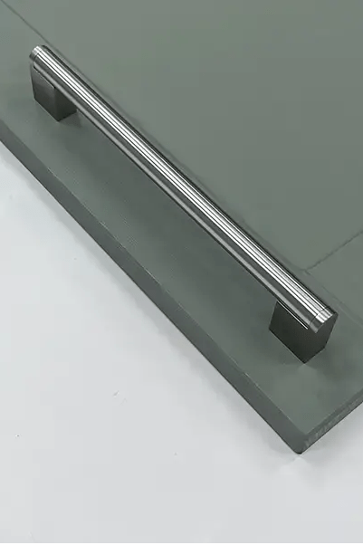 Halden Brushed Nickel D-Bar Pull Handle | Aspin Collins
