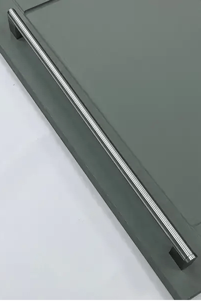 Halden Brushed Nickel D-Bar Pull Handle | Aspin Collins